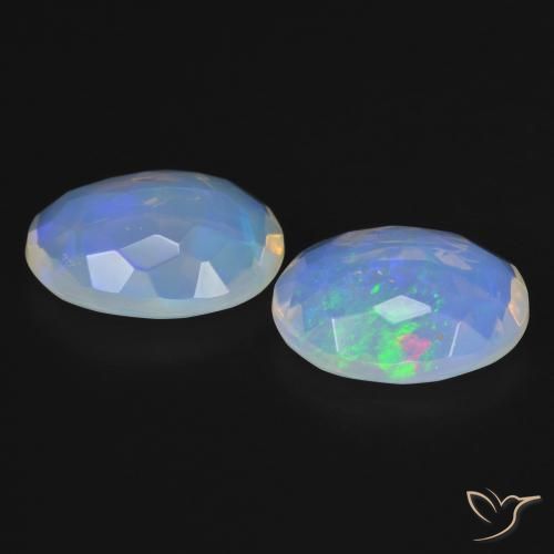Opal Gemstones in 10.6 x 7.9 mm Size for Sale, Opal Stones in Multicolor Color