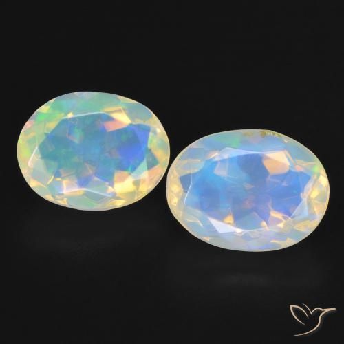 2.76 ct Oval Cut Opal, 9.7 x 7.2 mm From Australia, Photo A