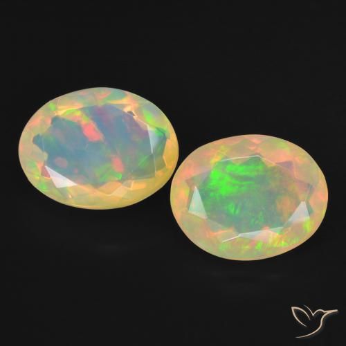 2.52 ct Oval Cut Opal, 9.4 x 7.2 mm From Australia, Photo A