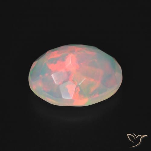 Opal Gemstone in 11.8 x 9.3 mm Size for Sale, Opal Stone in Multicolor Color