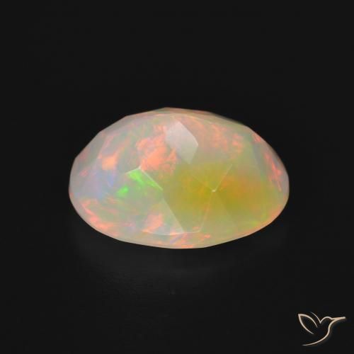 Opal Gemstone in 11 x 9 mm (calibrated) Size for Sale, Opal Stone in Multicolor Color