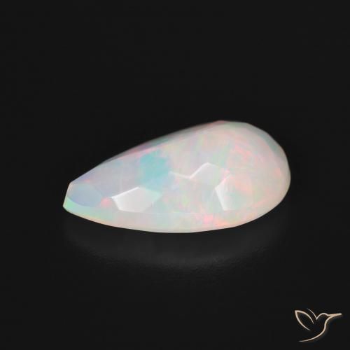Opal Gemstone in 14 x 9 mm (calibrated) Size for Sale, Opal Stone in Multicolor White Color