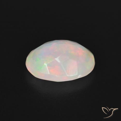 Opal Gemstone in 10 x 8 mm (calibrated) Size for Sale, Opal Stone in Multicolor White Color