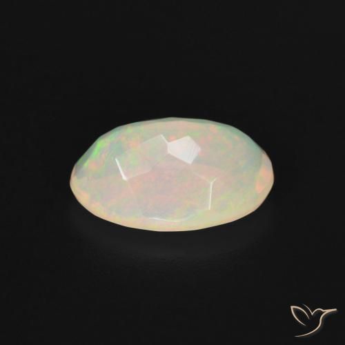 Opal Gemstone in 12 x 8 mm (calibrated) Size for Sale, Opal Stone in Multicolor White Color