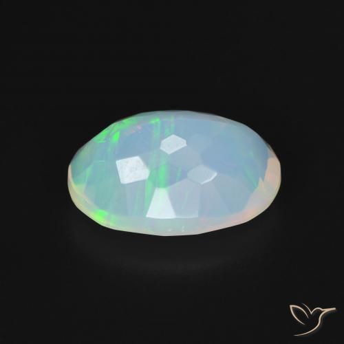 Opal Gemstone in 13 x 9 mm (calibrated) Size for Sale, Opal Stone in Multicolor White Color