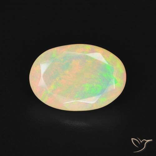 1.99ct Natural Multicolor Opal, Oval, Translucent