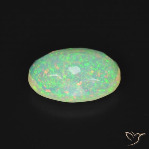 Opal Gemstone in 11 x 8.1 mm Size for Sale, Opal Stone in Multicolor Color
