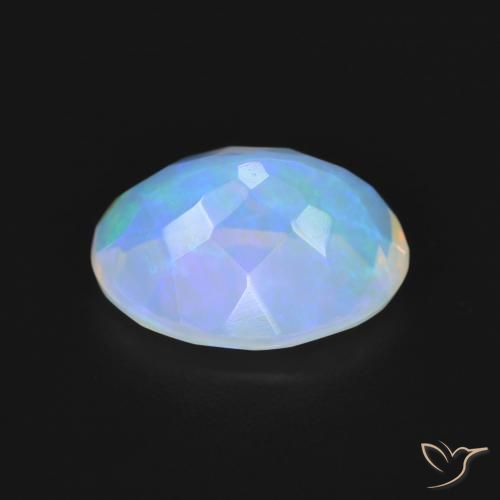 Opal Gemstone in 11.3 x 8.4 mm Size for Sale, Opal Stone in Bluish White Color