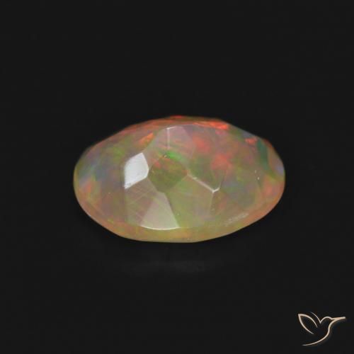 Opal Gemstone in 9.4 x 7.4 mm Size for Sale, Opal Stone in Multicolor Color
