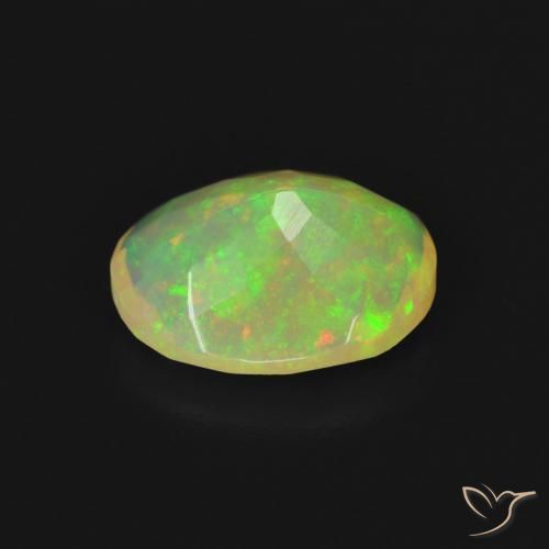 Opal Gemstone in 9 x 7 mm (calibrated) Size for Sale, Opal Stone in Multicolor Color