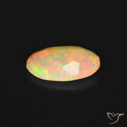 Opal Gemstone in 11.1 x 7.6 mm Size for Sale, Opal Stone in Multicolor Color