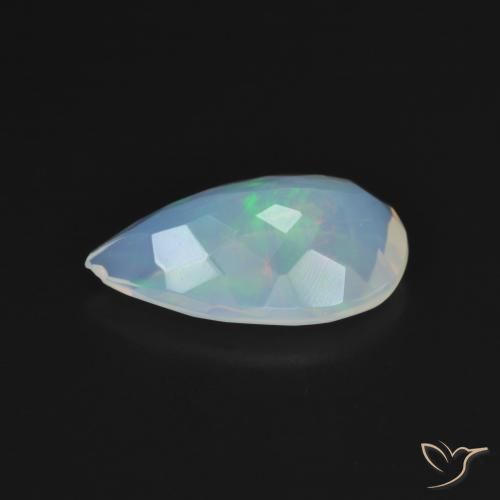 Opal Gemstone in 13.6 x 8.2 mm Size for Sale, Opal Stone in Bluish White Color