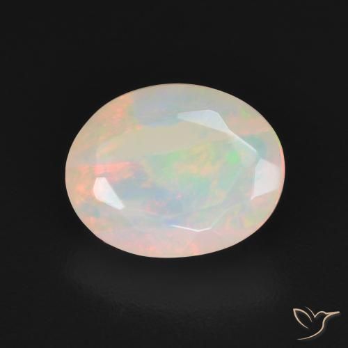 1.48ct Natural Multicolor Opal, Oval, Translucent