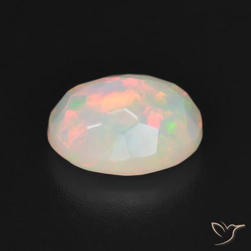 Opal Gemstone in 9.6 x 7.7 mm Size for Sale, Opal Stone in Multicolor Color