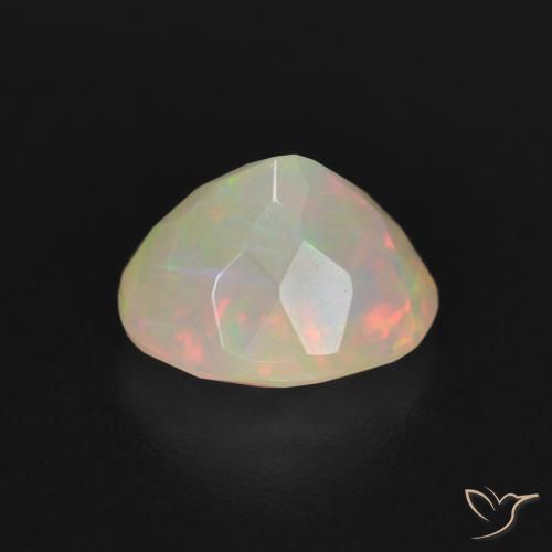 Opal Gemstone in 9.3 x 7.4 mm Size for Sale, Opal Stone in Multicolor Color
