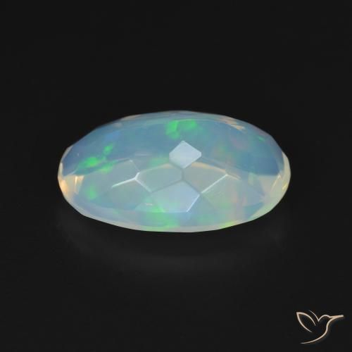 Opal Gemstone in 13.3 x 8.5 mm Size for Sale, Opal Stone in Bluish White Color