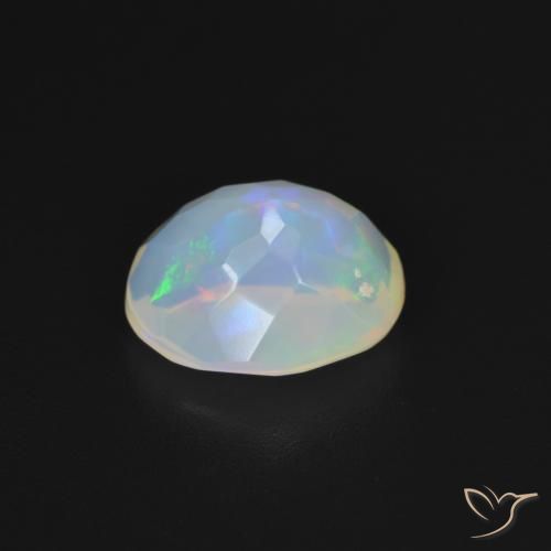 Opal Gemstone in 10 x 8 mm (calibrated) Size for Sale, Opal Stone in Multicolor White Color