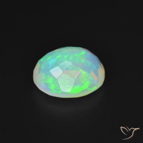 Opal Gemstone in 10 x 8 mm (calibrated) Size for Sale, Opal Stone in Bluish White Color