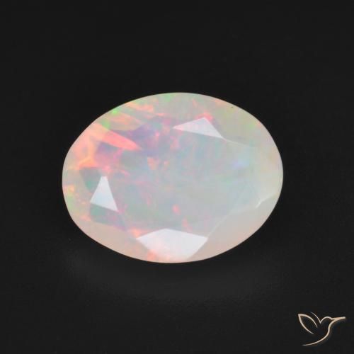 1.85ct Natural Multicolor Opal, Oval, Translucent