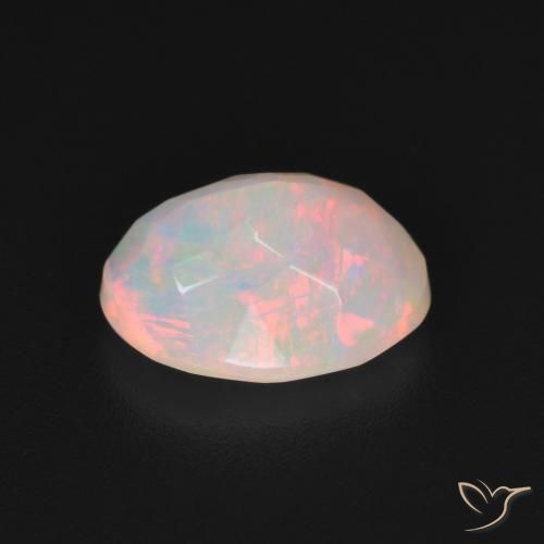 Opal Gemstone in 9 x 7 mm (calibrated) Size for Sale, Opal Stone in Multicolor Color