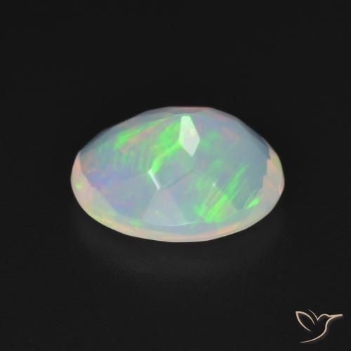 Opal Gemstone in 10 x 8 mm (calibrated) Size for Sale, Opal Stone in Multicolor Color