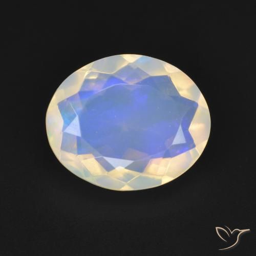 2.02ct Natural Multicolor Opal, Oval, Transparent