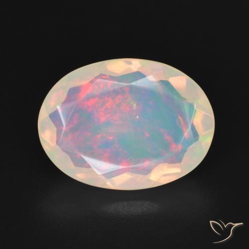 OFF THE WALL STERLING SILVER AUSTRALIAN OPAL RING