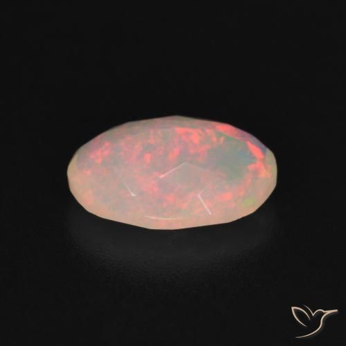 Opal Gemstone in 10 x 7 mm (calibrated) Size for Sale, Opal Stone in Multicolor Color