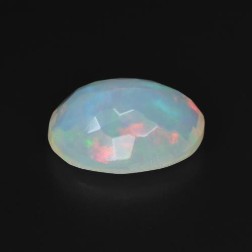 Opal Gemstone in 13.3 x 9.7 mm Size for Sale, Opal Stone in Multicolor White Color