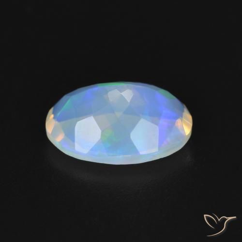 Opal Gemstone in 10.6 x 7.9 mm Size for Sale, Opal Stone in Multicolor Color