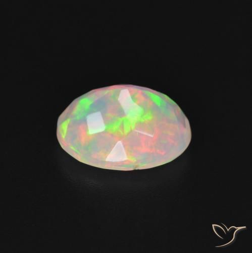 Opal Gemstone in 9.4 x 7.4 mm Size for Sale, Opal Stone in Multicolor Color