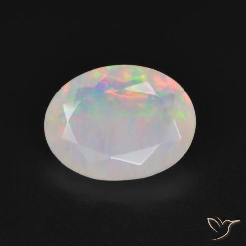 1.84ct Natural Multicolor Opal, Oval, Translucent
