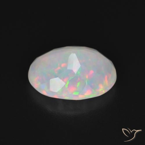Opal Gemstone in 10.8 x 8.2 mm Size for Sale, Opal Stone in Multicolor Color