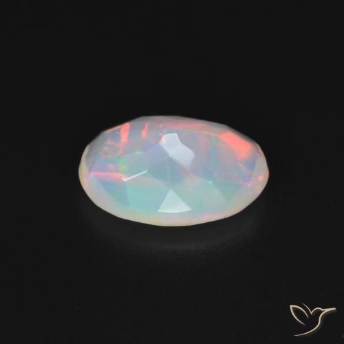 Opal Gemstone in 9.9 x 7.3 mm Size for Sale, Opal Stone in Multicolor Color