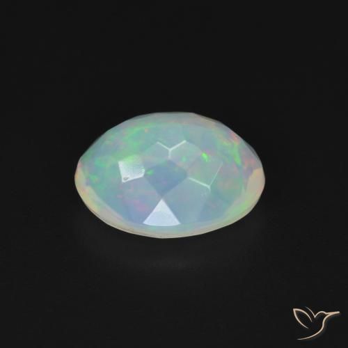 Opal Gemstone in 10 x 8 mm (calibrated) Size for Sale, Opal Stone in Multicolor Color