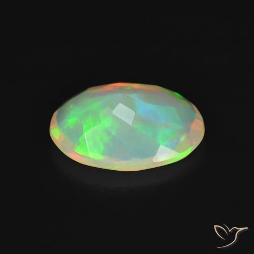 Opal Gemstone in 11.1 x 8.2 mm Size for Sale, Opal Stone in Multicolor Color
