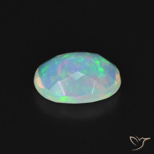 Opal Gemstone in 8.7 x 6.5 mm Size for Sale, Opal Stone in Multicolor Color