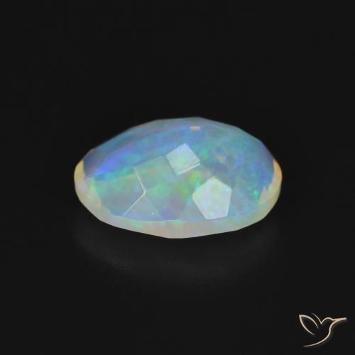 Opal Gemstone in 10 x 7 mm (calibrated) Size for Sale, Opal Stone in Multicolor Color