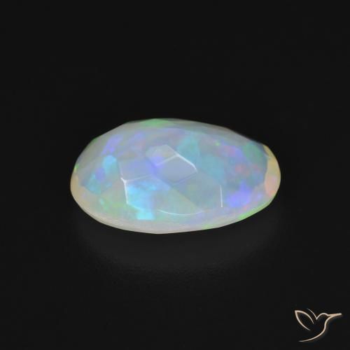 Opal Gemstone in 10.7 x 7.3 mm Size for Sale, Opal Stone in Multicolor Color