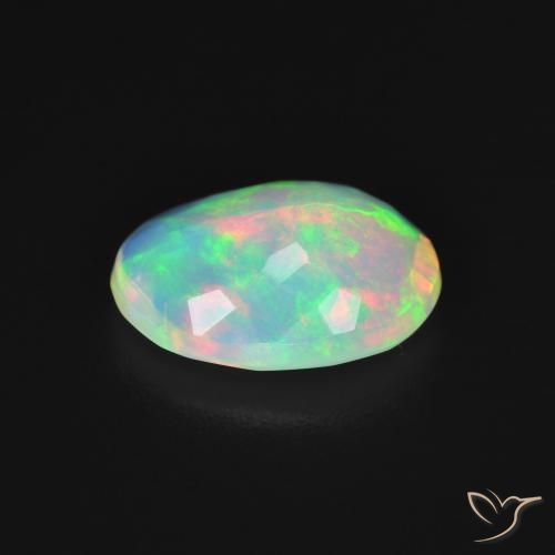 Opal Gemstone in 11.1 x 8.3 mm Size for Sale, Opal Stone in Multicolor Color