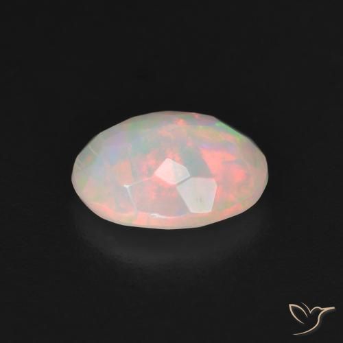 Opal Gemstone in 9 x 7 mm (calibrated) Size for Sale, Opal Stone in Multicolor Color
