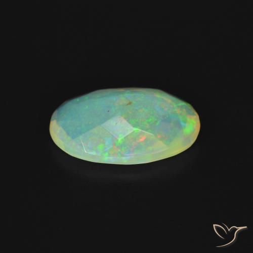 Opal Gemstone in 10.8 x 7.4 mm Size for Sale, Opal Stone in Multicolor Color