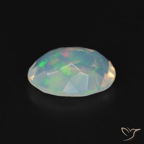 Opal Gemstone in 10.4 x 7.4 mm Size for Sale, Opal Stone in Multicolor Color