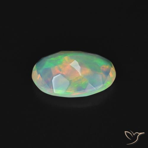 Opal Gemstone in 9.1 x 6.6 mm Size for Sale, Opal Stone in Multicolor Color