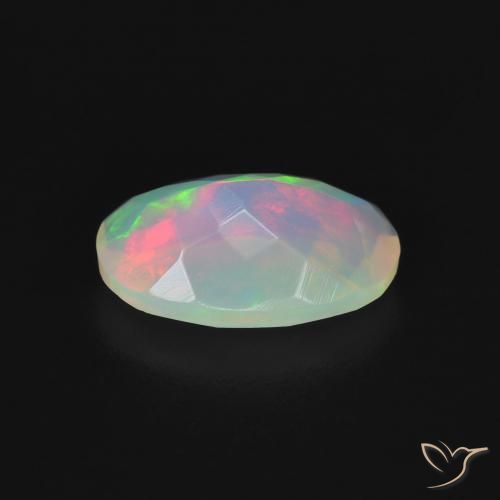 Opal Gemstone in 10 x 7 mm (calibrated) Size for Sale, Opal Stone in Multicolor Color