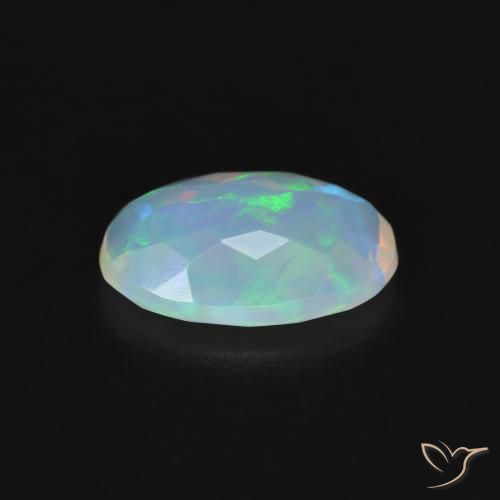 Opal Gemstone in 10 x 7 mm (calibrated) Size for Sale, Opal Stone in Multicolor Color