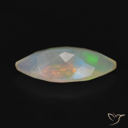 Opal Gemstone in 11.9 x 5.7 mm Size for Sale, Opal Stone in Multicolor White Color