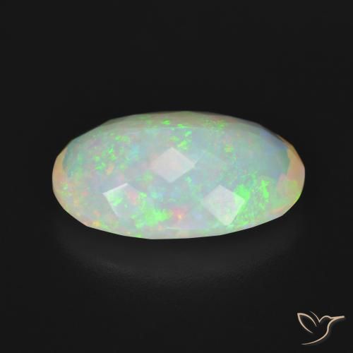 Opal Gemstone in 15 x 10 mm (calibrated) Size for Sale, Opal Stone in Multicolor Color