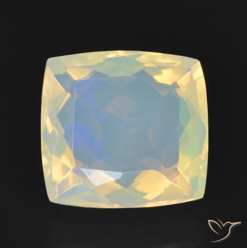 2.53ct Natural Multicolor Opal, Cushion, Transparent, Photo A