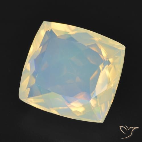 2.53 ct Multicolor Opal Stone, Natural Opal in Cushion-Cut Shape for Sale